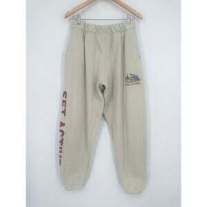 Set Active Jogger Pants Lake Tahoe Graphic Print Cotton Fleece Sweatpants